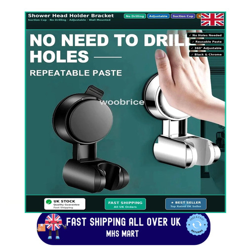 Adjustable suction cup shower - suction,