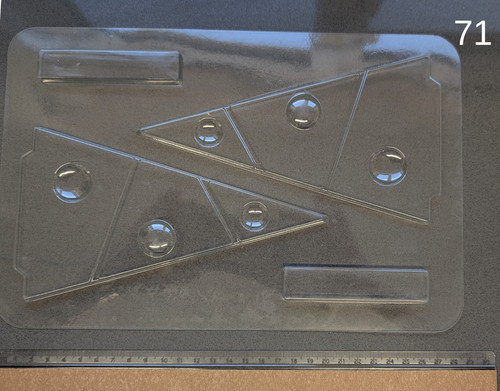 Thermoformed plastic - plastic, 3d