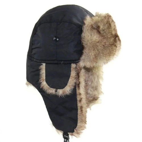 Men winter trapper - winter, aviator