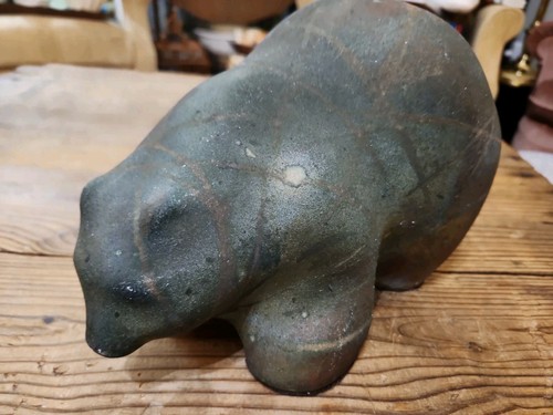 Vintage signed ceramic raku - vintage,