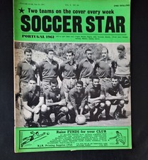 Vintage soccer star magazine