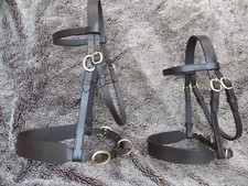 SOFT LEATHER IN-HAND NATIVE FILLY SLIP SHOW BRIDLE 