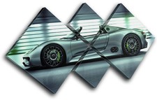 Porsche 918 Spyder Supercar Hybrid Cars MULTI CANVAS WALL ART Picture Print