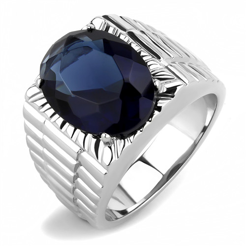Mens sapphire ring - sapphire,
