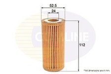 Oil Filter - Element - Supersedes EOF350  To Fit Audi A1 14->, A3 12->, A4 11->,