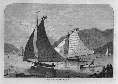 Ice yachts boats sailing - ice,