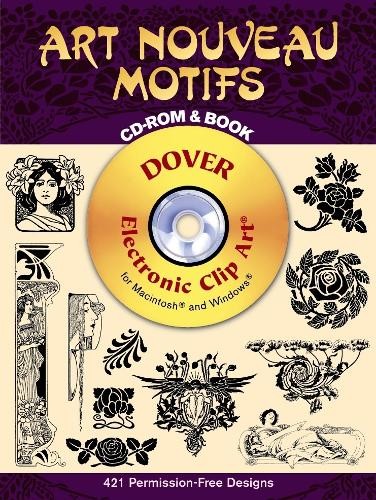 Art nouveau motifs rom and - motifs, cd-rom