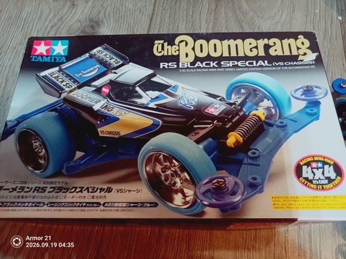 Tamiya boomerang black - tamiya, rs