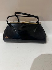Vintage Black Patent Ladies