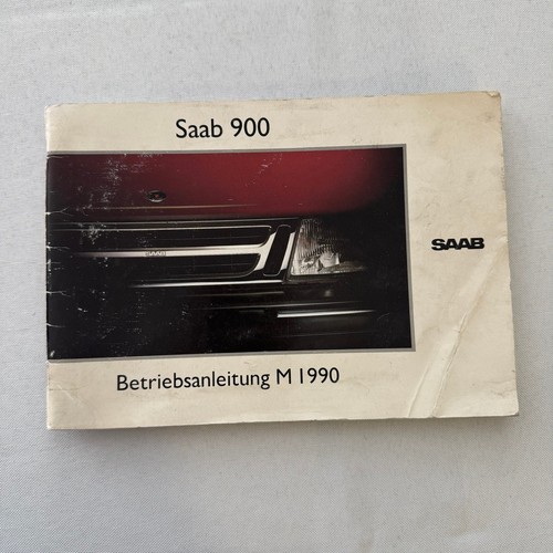 1990 saab 900 owners manual - saab,