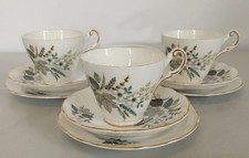 Regency English Tea Trios Bone