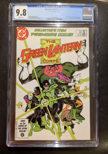 Green lantern 201 cgc - green, 9.8