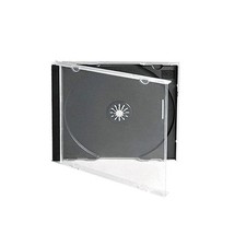 CD JEWEL CASES COMPLETE WITH BLACK TRAYS / HIGHEST PREMIUM QUALITY