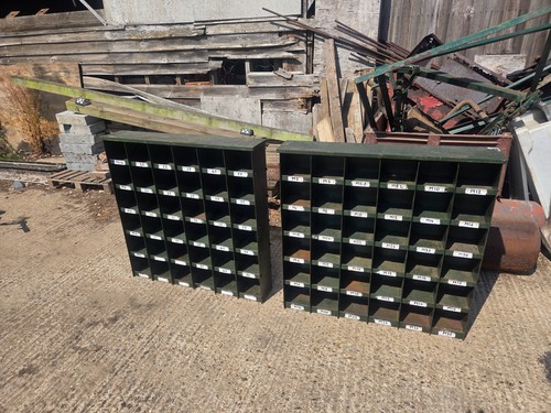 Storage units vintage