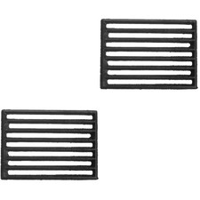  Set of 2 Heavy Duty Fire Grate Grates for Open Fires Burning Stove