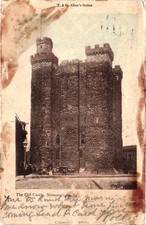 Old castle newcastle postcard - old,