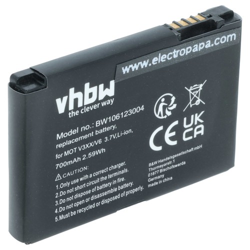 Battery for motorola maxx - motorola, v6