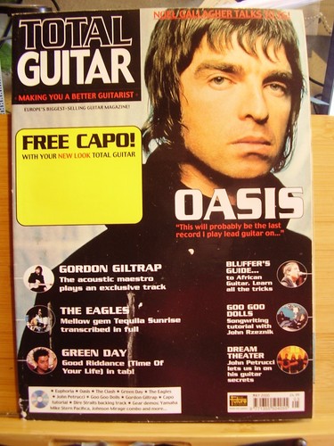 Music mag oasis total guitar - oasis, #