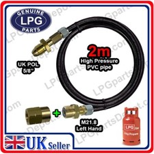 UK POL to M21.8 Male hose 2m