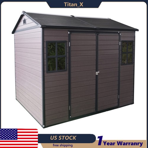 8x6 resin storage shed - 8x6,