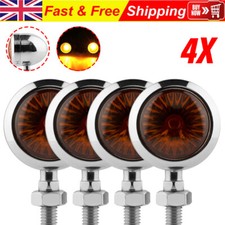 4X Chrome Motorcycle Bullet