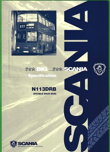 Bus specification leaflet - bus,