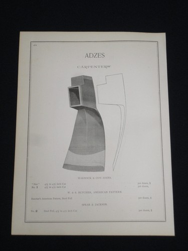 Vntg carpenters adzes - vntg,