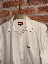 Men’s Kickers Soft Touch Shirt Cream Size XL Excellent Condition