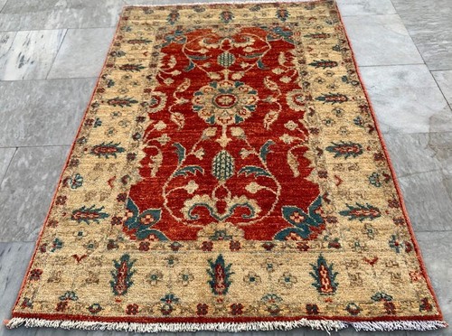 4x3 hand knotted afghan - ft,