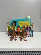 Scooby Doo Figures & The Mystery Machine Van Trap Time - Bundle 