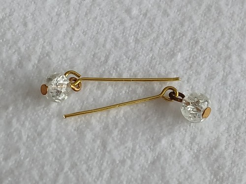Vintage doll earrings - doll,