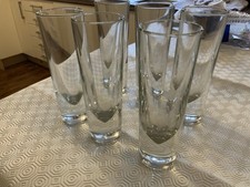 6 Thick Base Large Highball Glass Tumblers