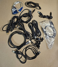 Job lot of random USB Cables -USB A/B/micro