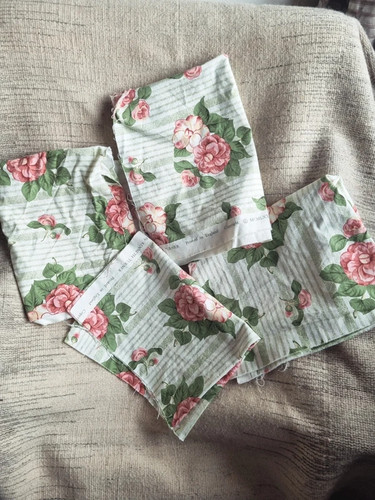 Vintage fabric remnant - , lot