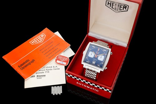 Heuer monaco chronograph watch - heuer,