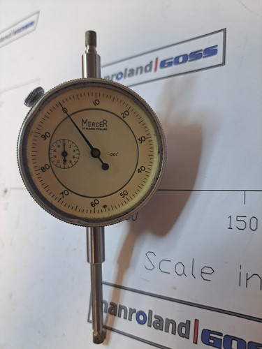 Mercer dial gauge alpha - dial,