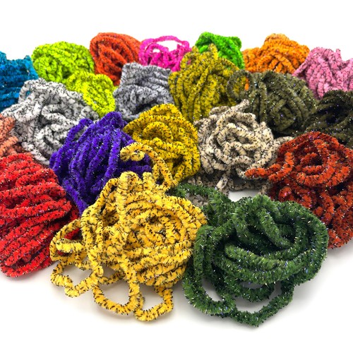 Mottled galaxy mop chenille - uv,