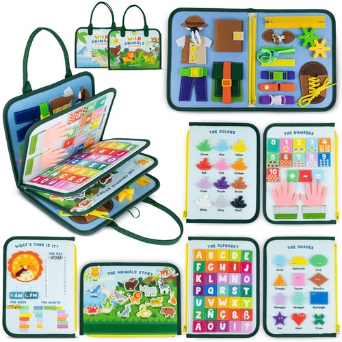 Montessori felt busy board - montessori,
