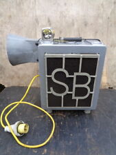 MOBILE FAN ** IDEAL FOR BOUNCY CASTLE ** BRITISH MADE ** 110 VOLT - SILVER BOX