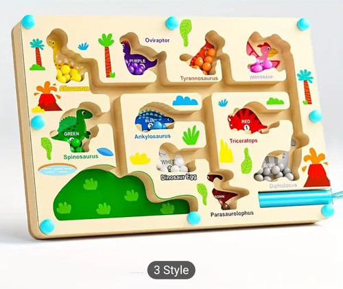 Magnetic color and number maze - magnetic,