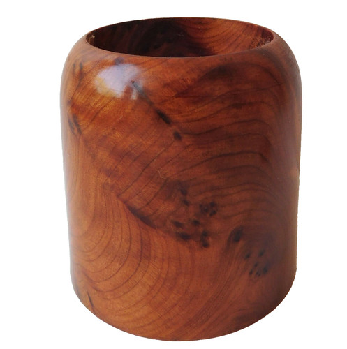 Tealight holder burled - , thuya