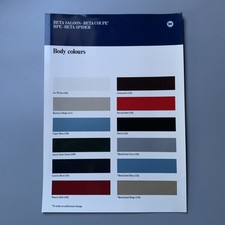 Lancia Beta HPE Spider 1980s