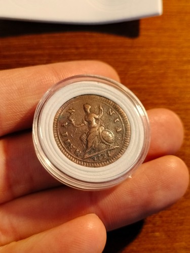 1721 farthing george - george, i