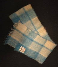 Vintage Hudson's bay company mohair pile scarf made in Scotland 