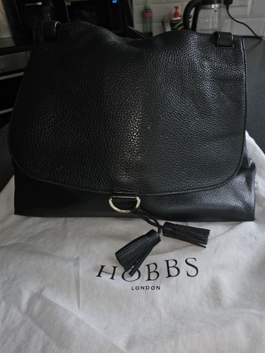 Hobbs london black grained - london,