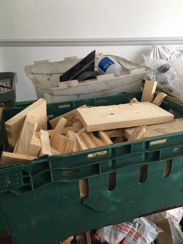 Crate firewood off cuts - crate,firewood, log