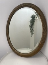 Antique Oval Gilded Carved