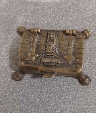 Brass stamp box widdecombe imp - stamp,