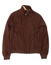 MARINA YACHTING Mens Bomber Jacket IT 50 Large Brown Polyester CF01