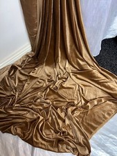 1 mtr antique gold velour velvet fabric..58” wide (147cm) dress,upholstery. 0